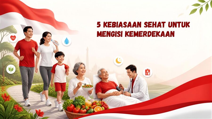 5 kebiasaan sehat untuk mengisi kemerdekaan RI